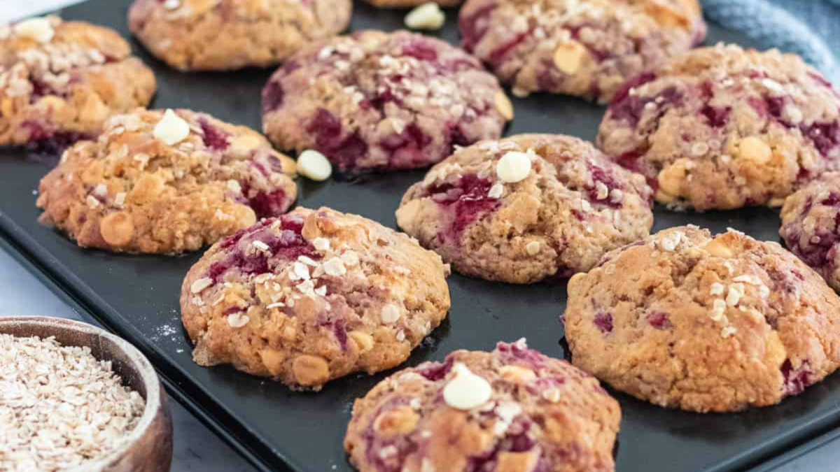 22 Raspberry Desserts That Are Bursting with Flavor 14 Raspberry and White Chocolate Muffins