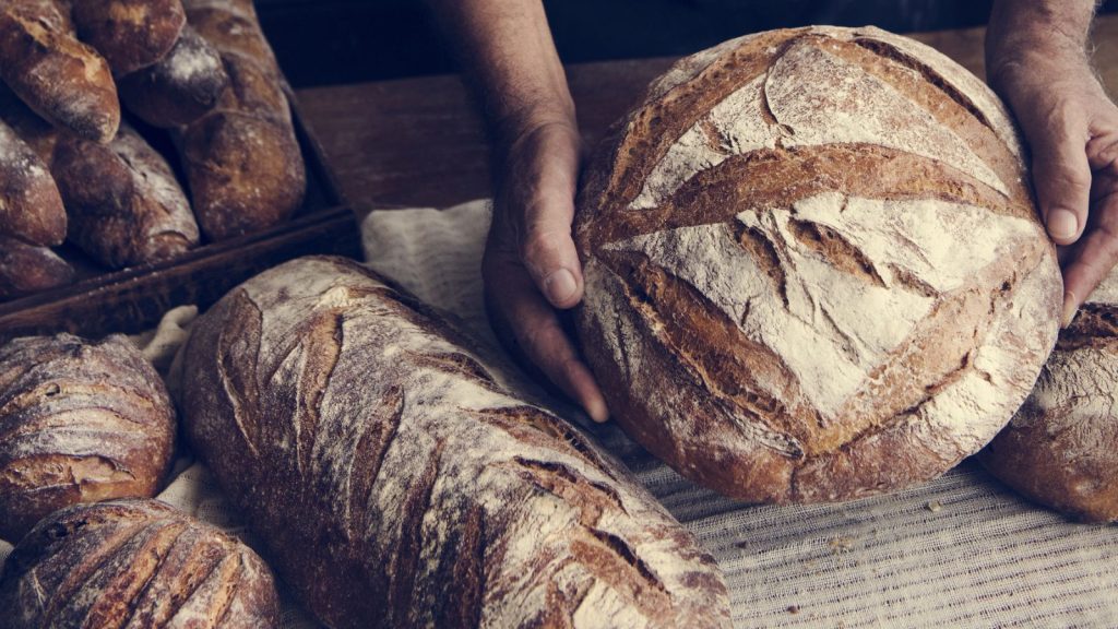 19 Sweet Treats That Start With a Can of Apple Pie Filling 6 Homemade sourdough bread food photography recipe idea.