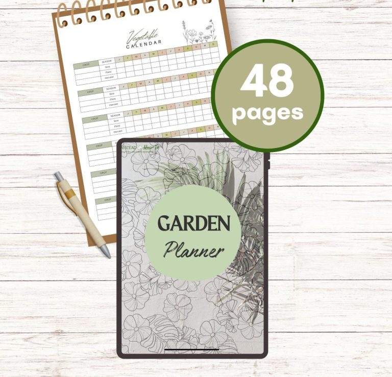 The Ultimate Printable Garden Planner to Organize Your Growing Season (48 Pages)
