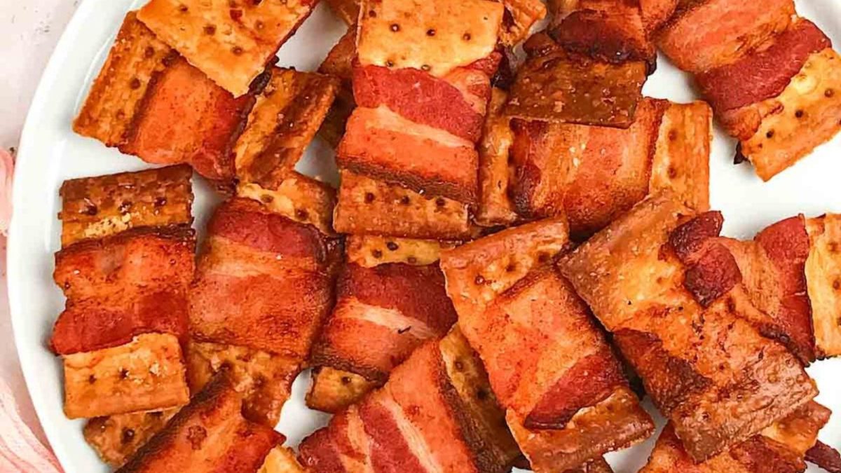 AIR FRYER BACON WRAPPED APPETIZERS