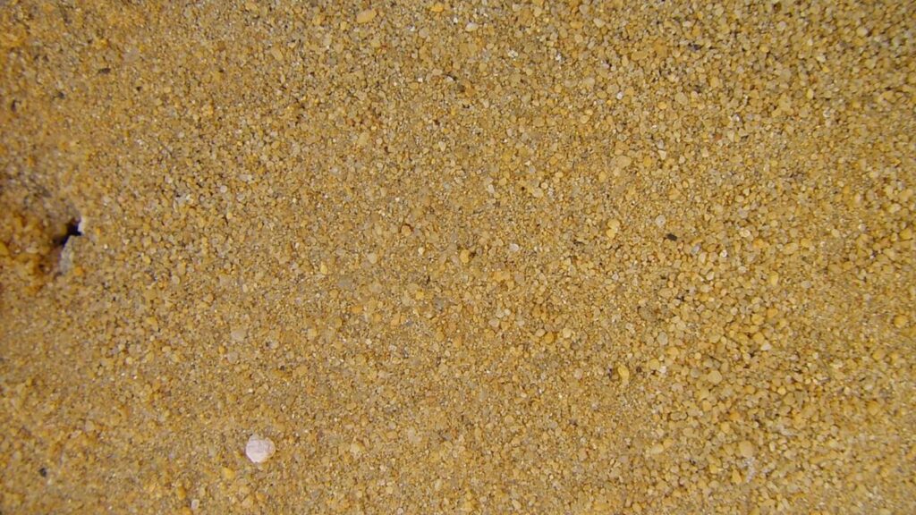 Coarse yellow sand