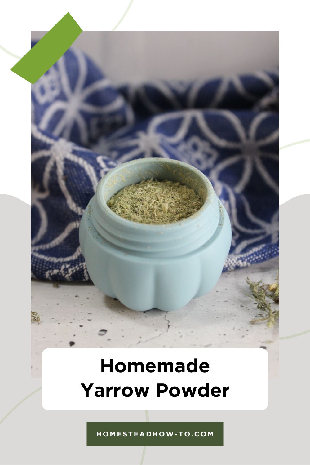Yarrow Powder DIY Yarrow Styptic Powder (To Stop Minor Bleeding)