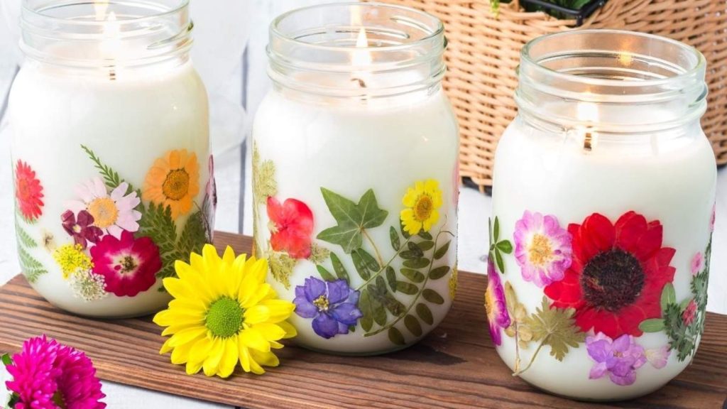 How to Turn a Thrifted Glass Jar Into Something Beautiful