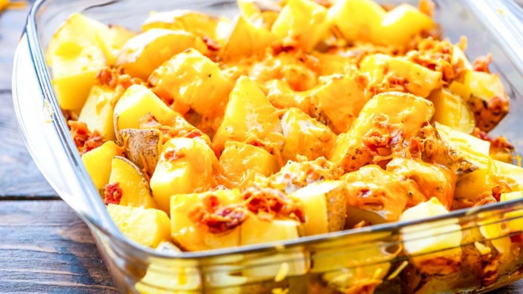 24 Potato Recipes You’ll Never Get Tired Of 17 Crack Potatoes in glass baking dish