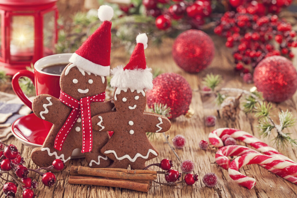 The Sweet, Simple Christmas Traditions We’ve Forgotten That Once Made the Holiday Feel Special 1 christmas tradition with gingerbread man peppermint