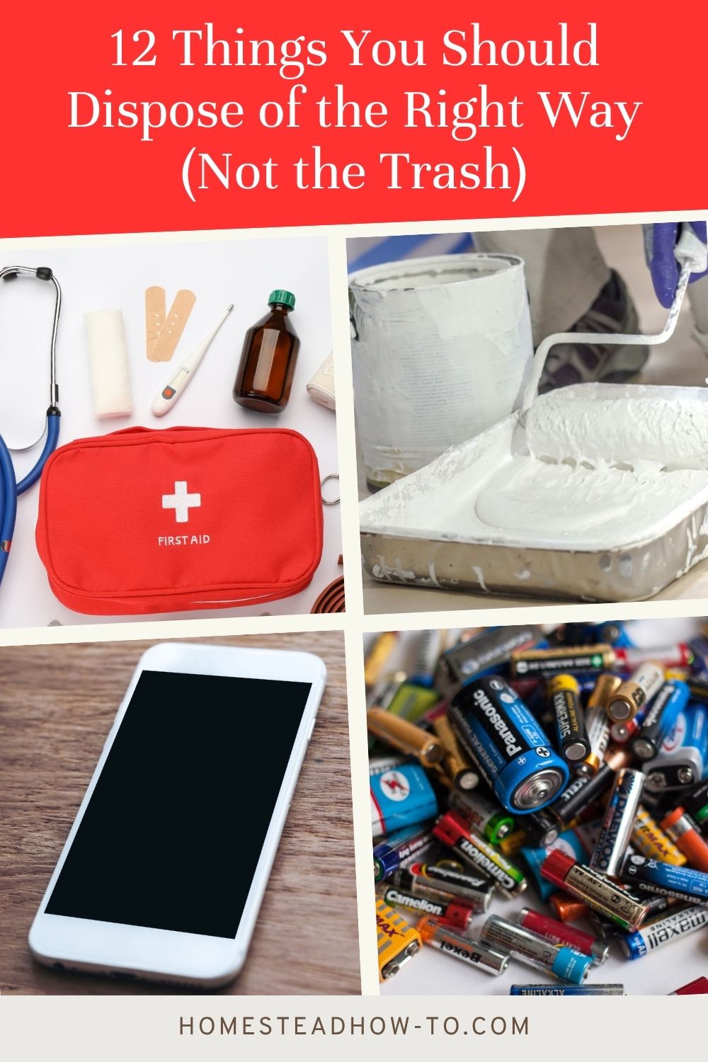 12 Things You Should Dispose Of The Right Way (Not The Trash)
