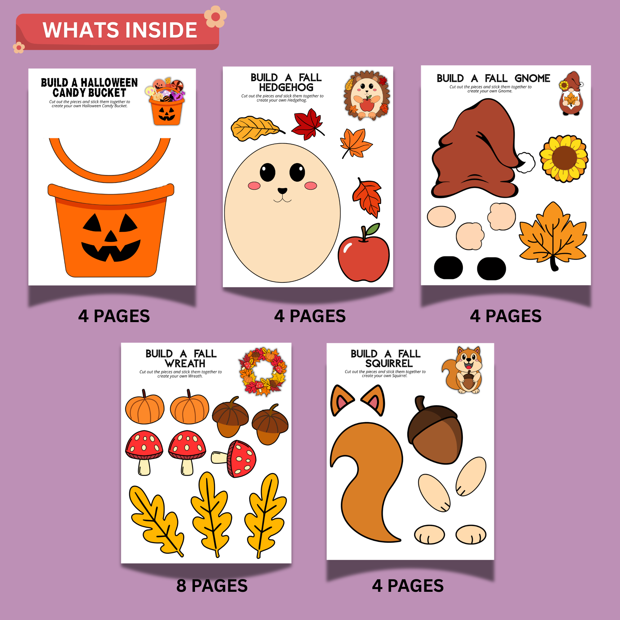 Ultimate Halloween Craft Bundle for Kids – 15 Printable Halloween Crafts 2 Ultimate Halloween Craft Bundle for Kids – 15 Printable Halloween Crafts - Image 2