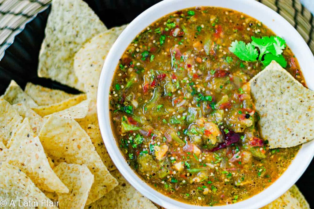 13 Tomatillo Recipes to Make When Your Garden Gives You More Than You Know What to Do With 8 9 tomatillo chipotle salsa in white bowl and tortilla chips