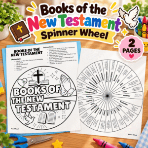 Books of the New Testament Spinner Wheel