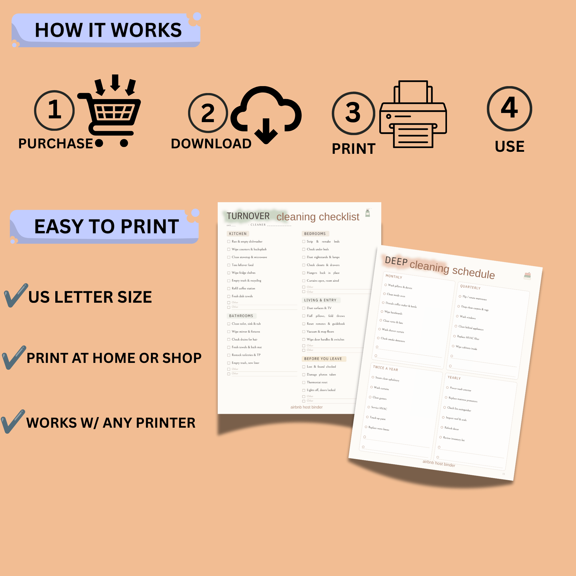 Airbnb Host Binder Printable – 29-Page Vacation Rental Management Planner 6 Airbnb Host Binder Printable – 29-Page Vacation Rental Management Planner - Image 6