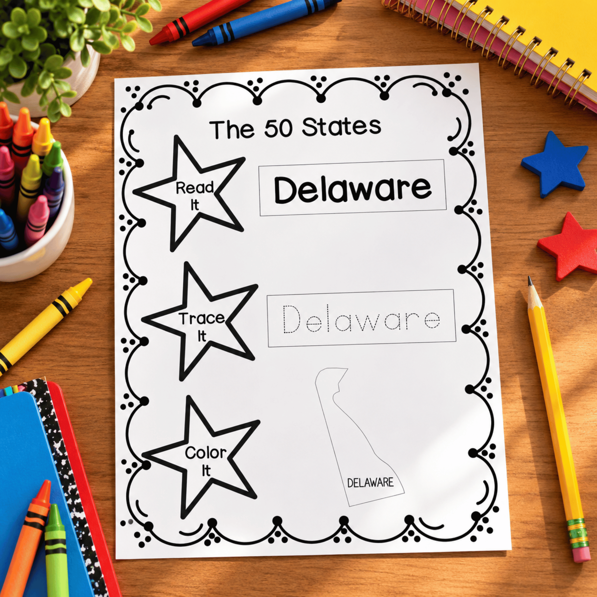 The 50 States Activity Printable – 50 Geography Worksheets for Kids 5 The 50 States Activity Printable – 50 Geography Worksheets for Kids - Image 5