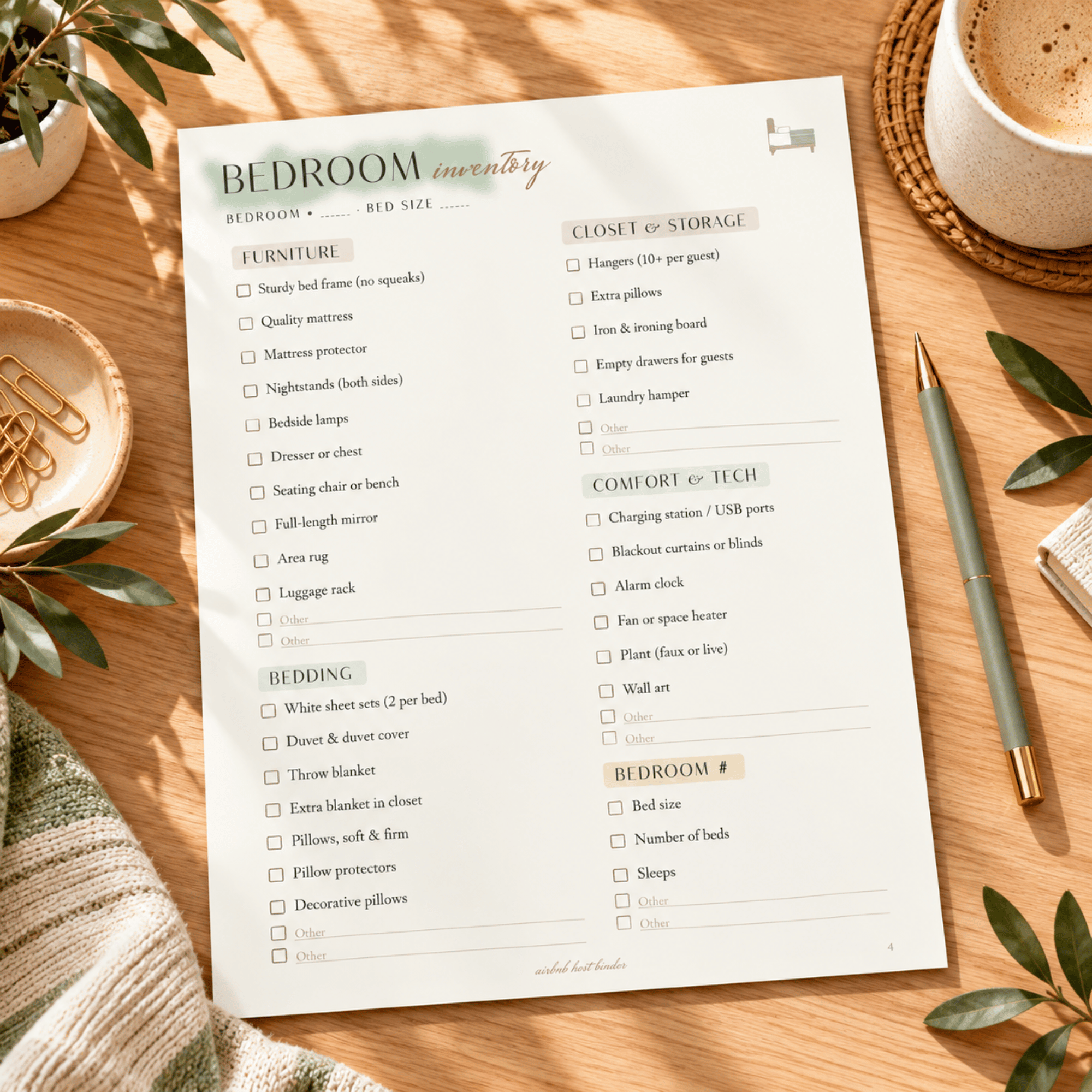 Airbnb Host Binder Printable – 29-Page Vacation Rental Management Planner 4 Airbnb Host Binder Printable – 29-Page Vacation Rental Management Planner - Image 4