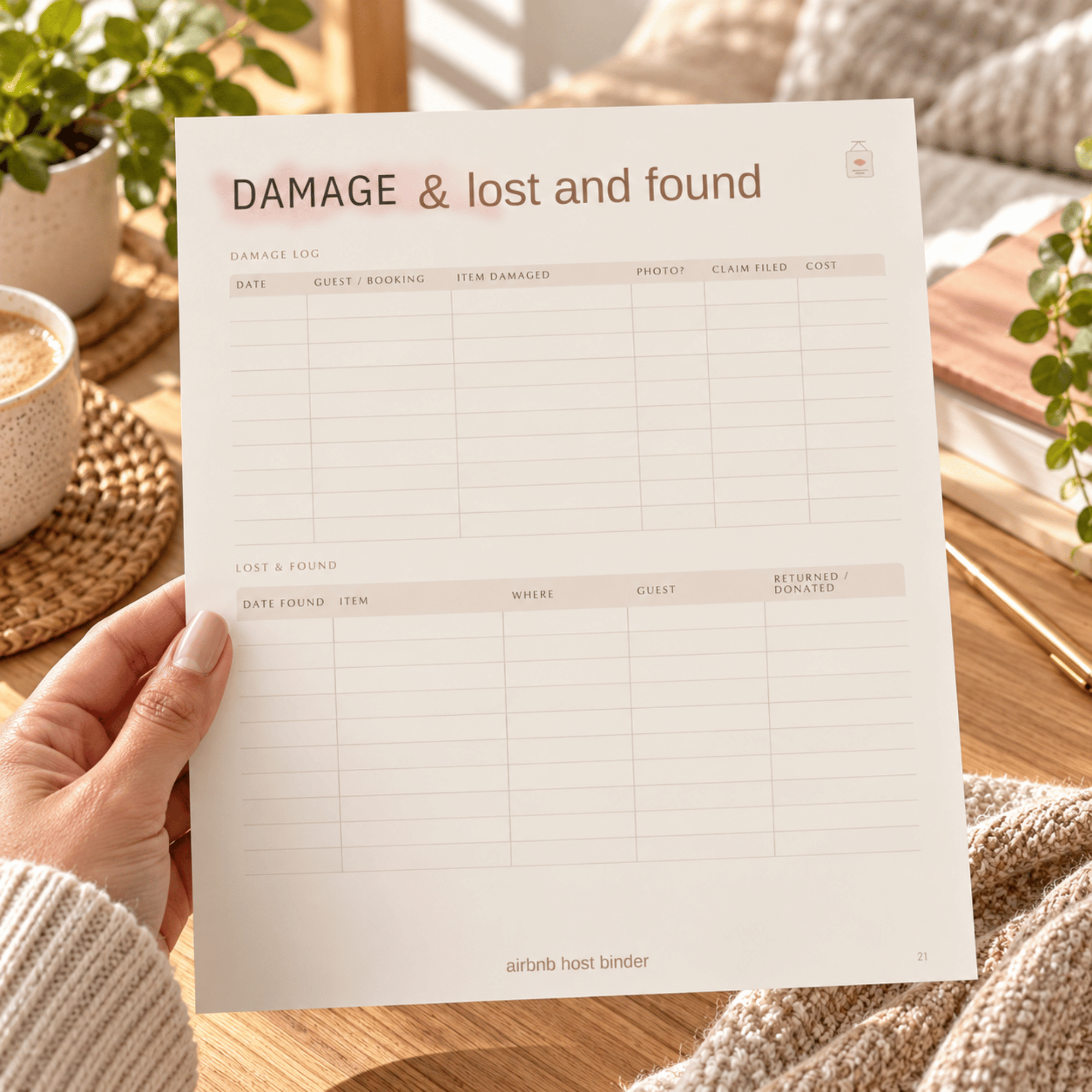 Airbnb Host Binder Printable – 29-Page Vacation Rental Management Planner 5 Airbnb Host Binder Printable – 29-Page Vacation Rental Management Planner - Image 5
