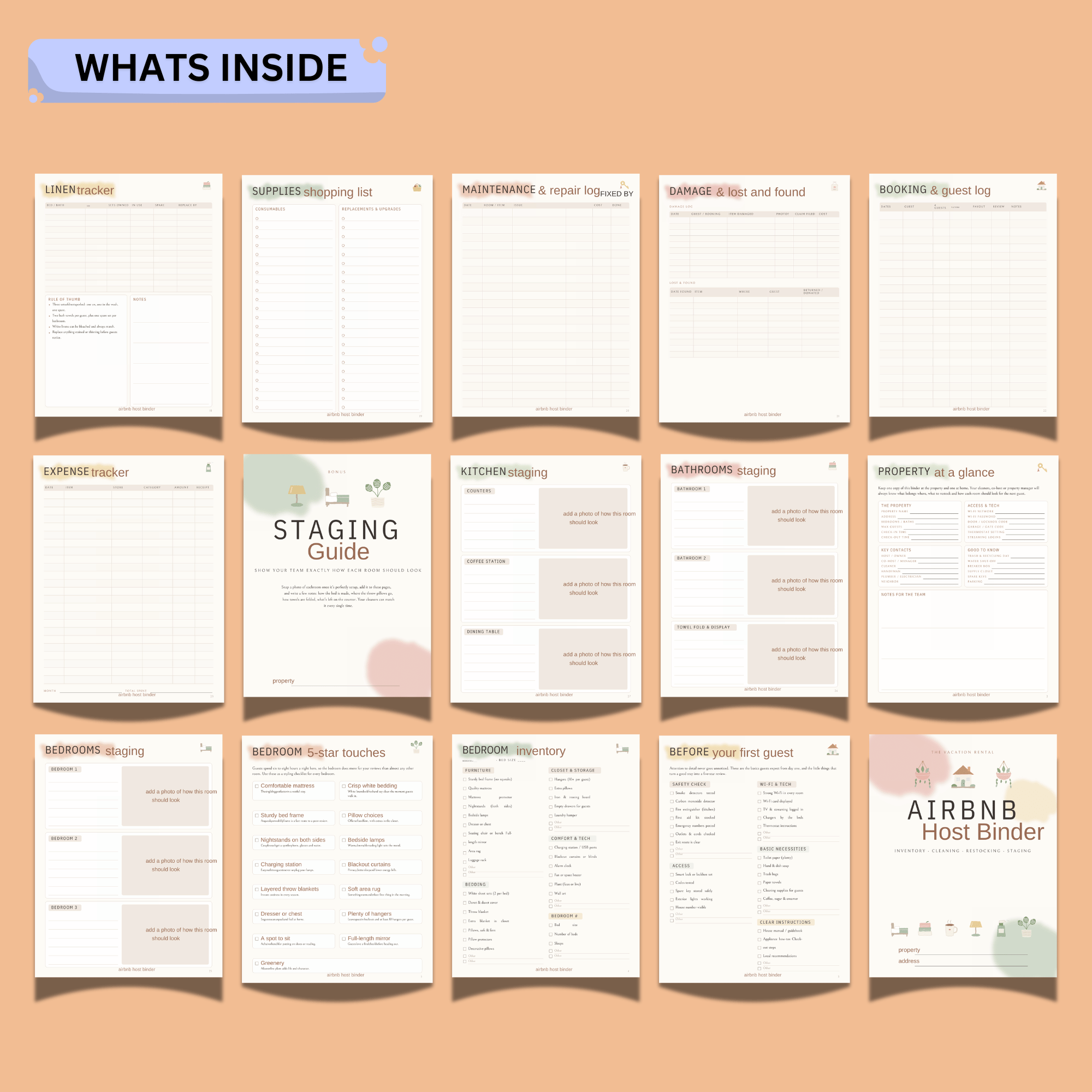 Airbnb Host Binder Printable – 29-Page Vacation Rental Management Planner 2 Airbnb Host Binder Printable – 29-Page Vacation Rental Management Planner - Image 2